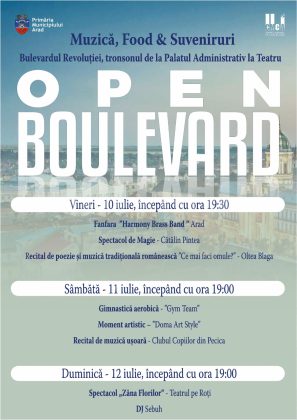 Open Boulevard – Spectacole, street-food și alte atracții, în centrul Aradului item-thumbnail