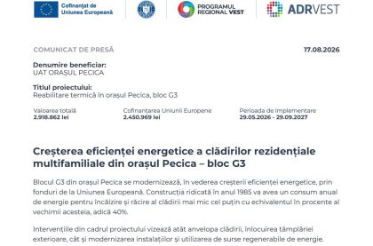 Creșterea eficienței energetice a clădirilor rezidențiale multifamiliale din orașul Pecica – bloc G3 item-thumbnail