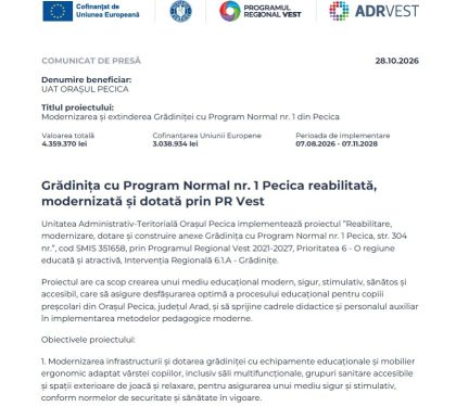 Comunicat de presă item-thumbnail