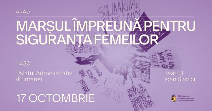 Marș pentru siguranța femeilor, la Arad item-thumbnail
