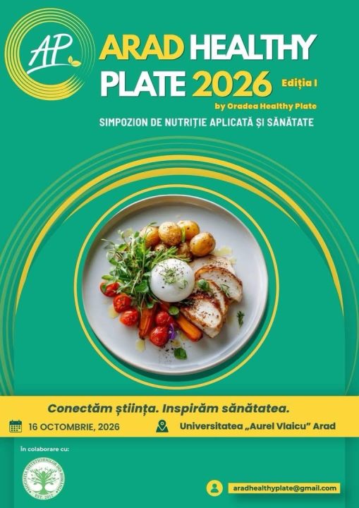 Arad Healthy Plate 2026: știința, nutriția și sănătatea se întâlnesc la UAV Arad item-thumbnail